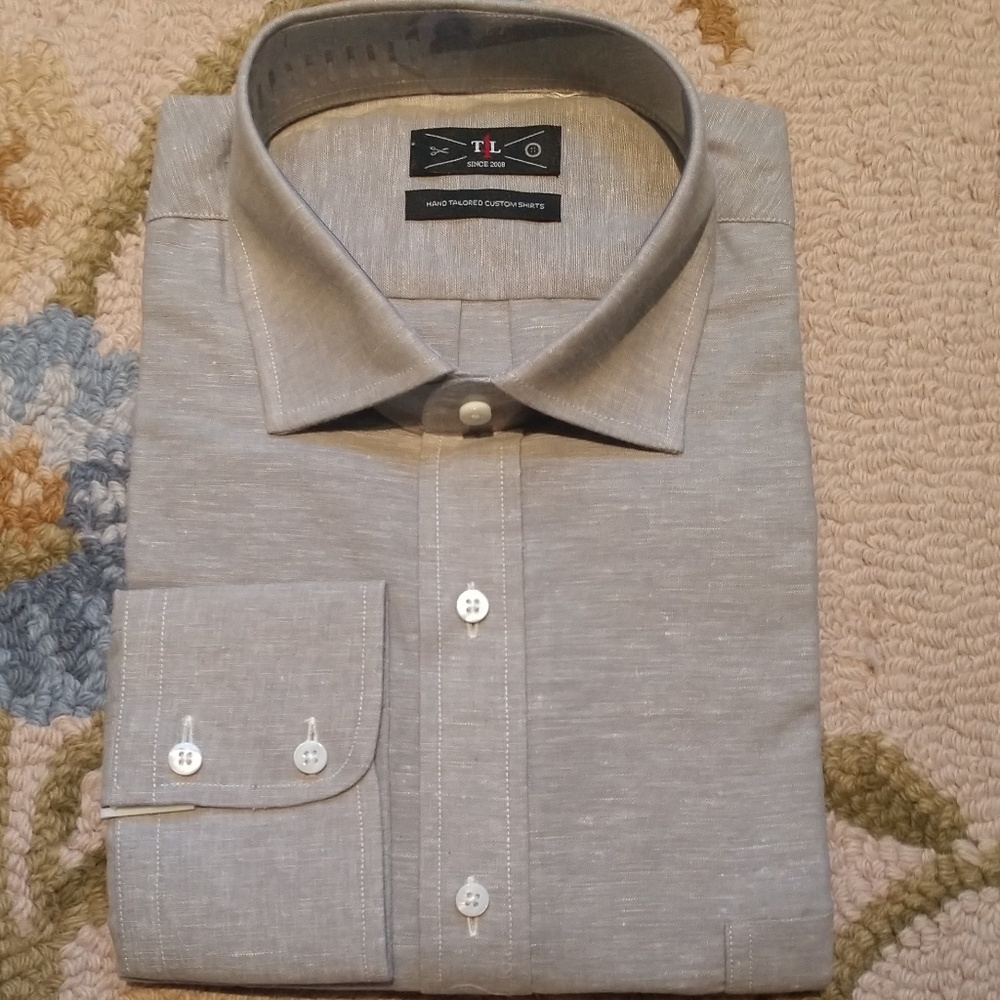 Hand-Tailored Men's Dress Shirt NWT